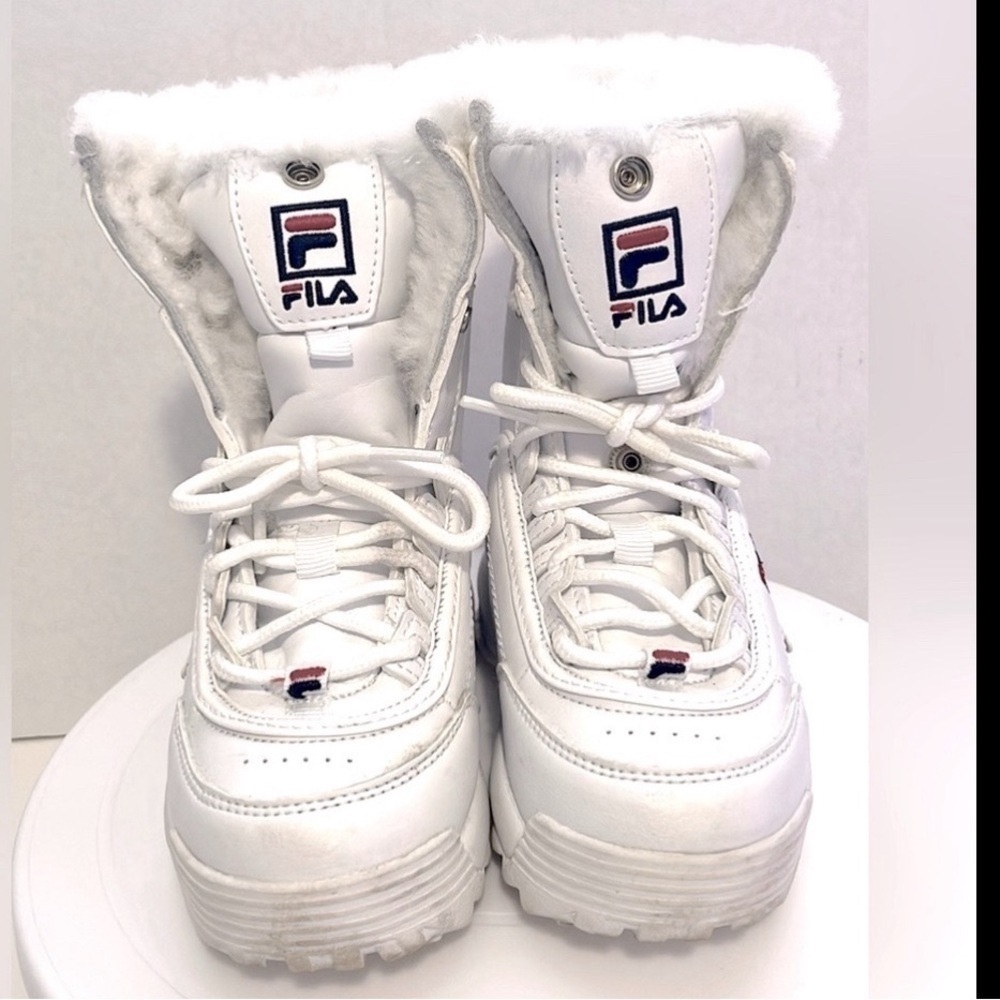 Fila Disrupters Shearlings Winter Boots - Toddlers Size 10 - Picture 4 of 10